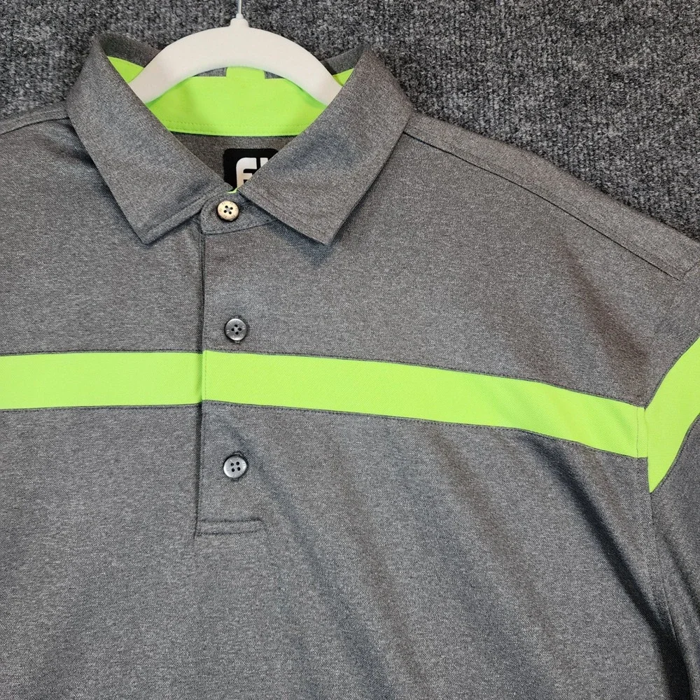 FootJoy Athleisure Golf Performance Moisture Wicking Stretch Polo Shirt Size XXL